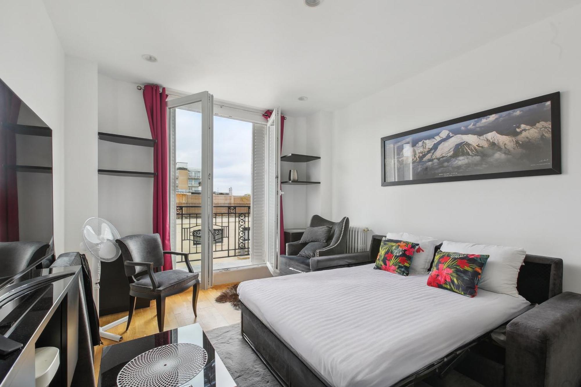 Résidence AURMAT - Appart-hôtel - Boulogne - Paris Boulogne-Billancourt Quarto foto