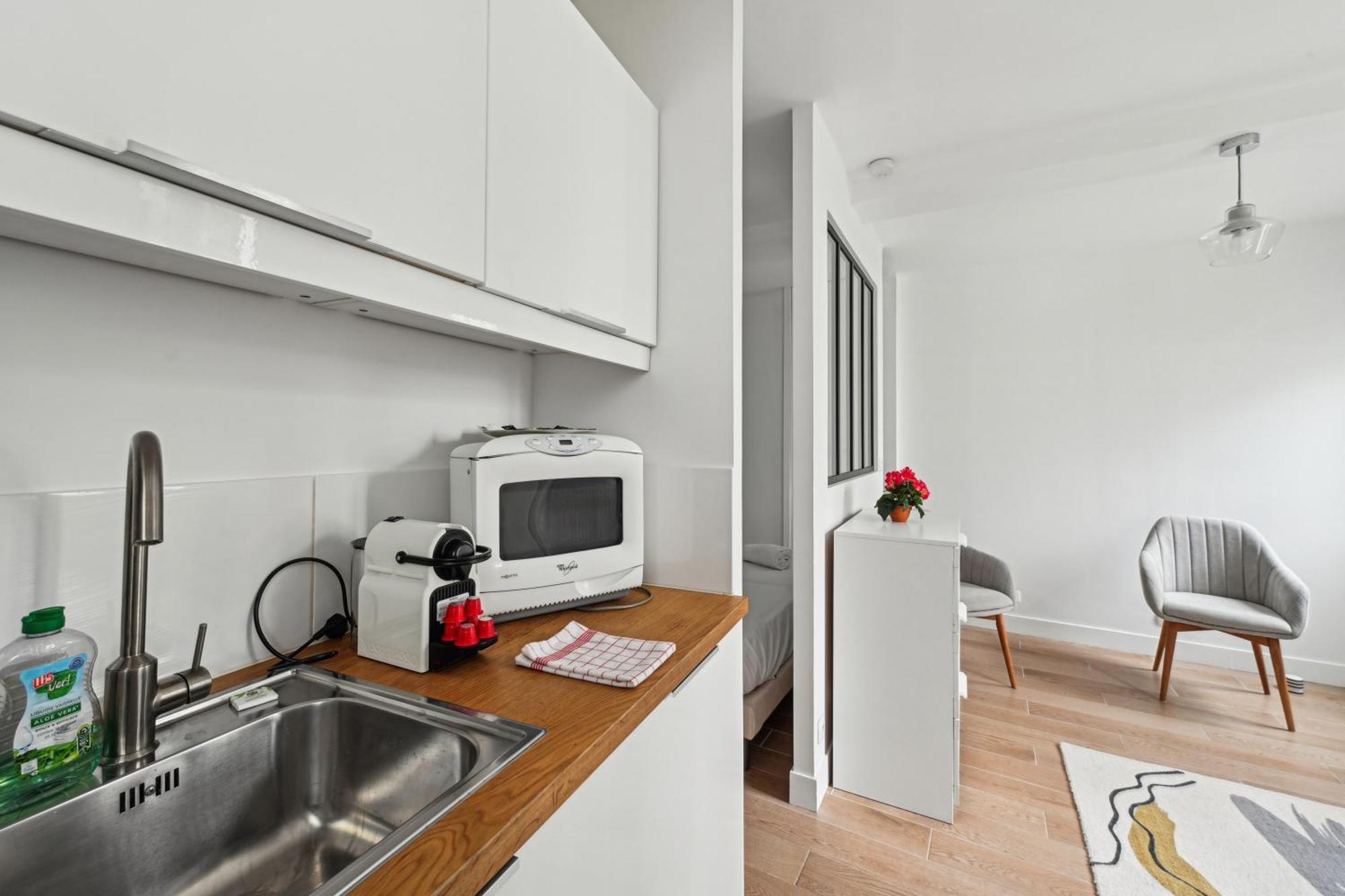 Résidence AURMAT - Appart-hôtel - Boulogne - Paris Boulogne-Billancourt Quarto foto