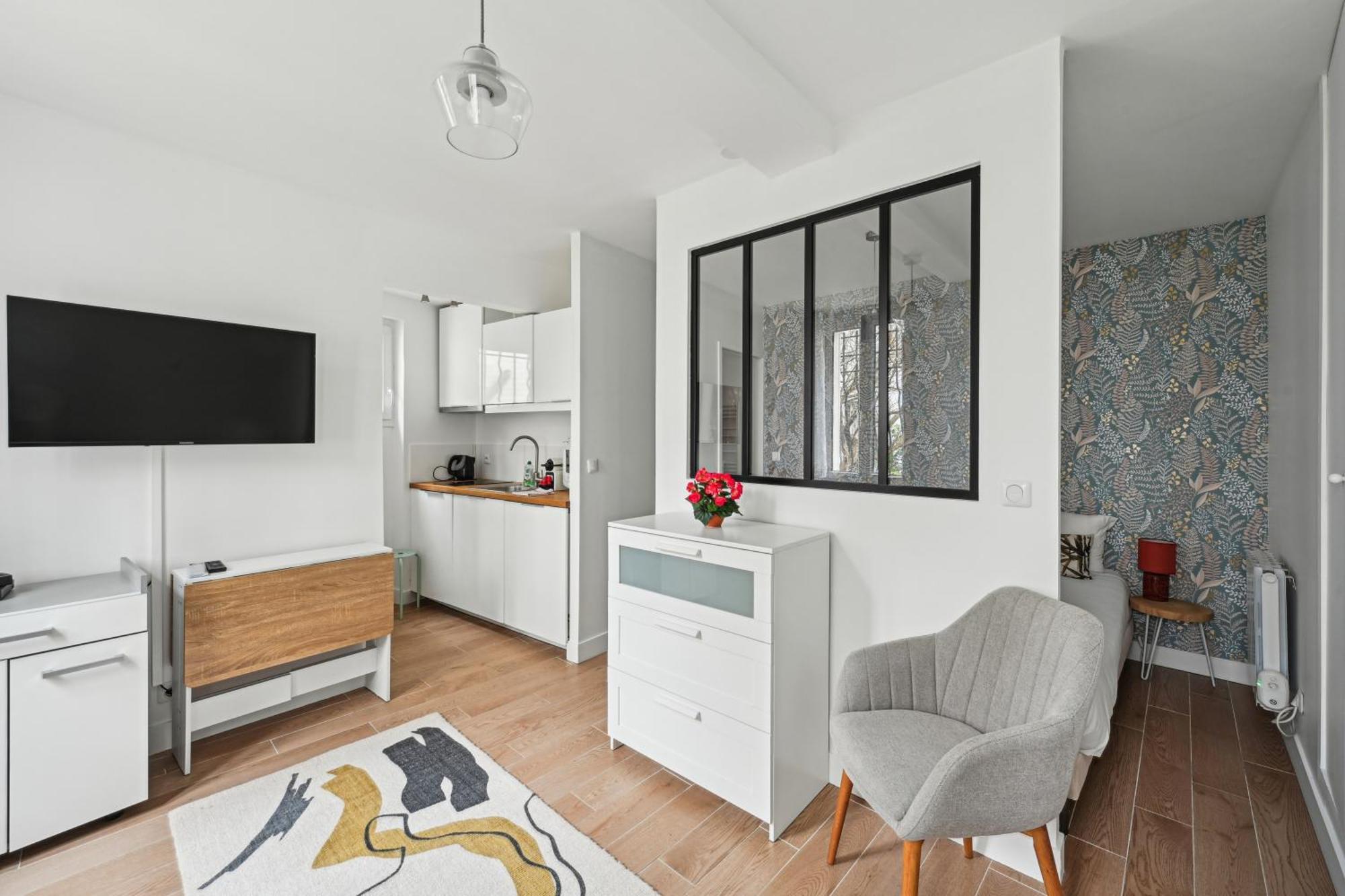 Résidence AURMAT - Appart-hôtel - Boulogne - Paris Boulogne-Billancourt Quarto foto