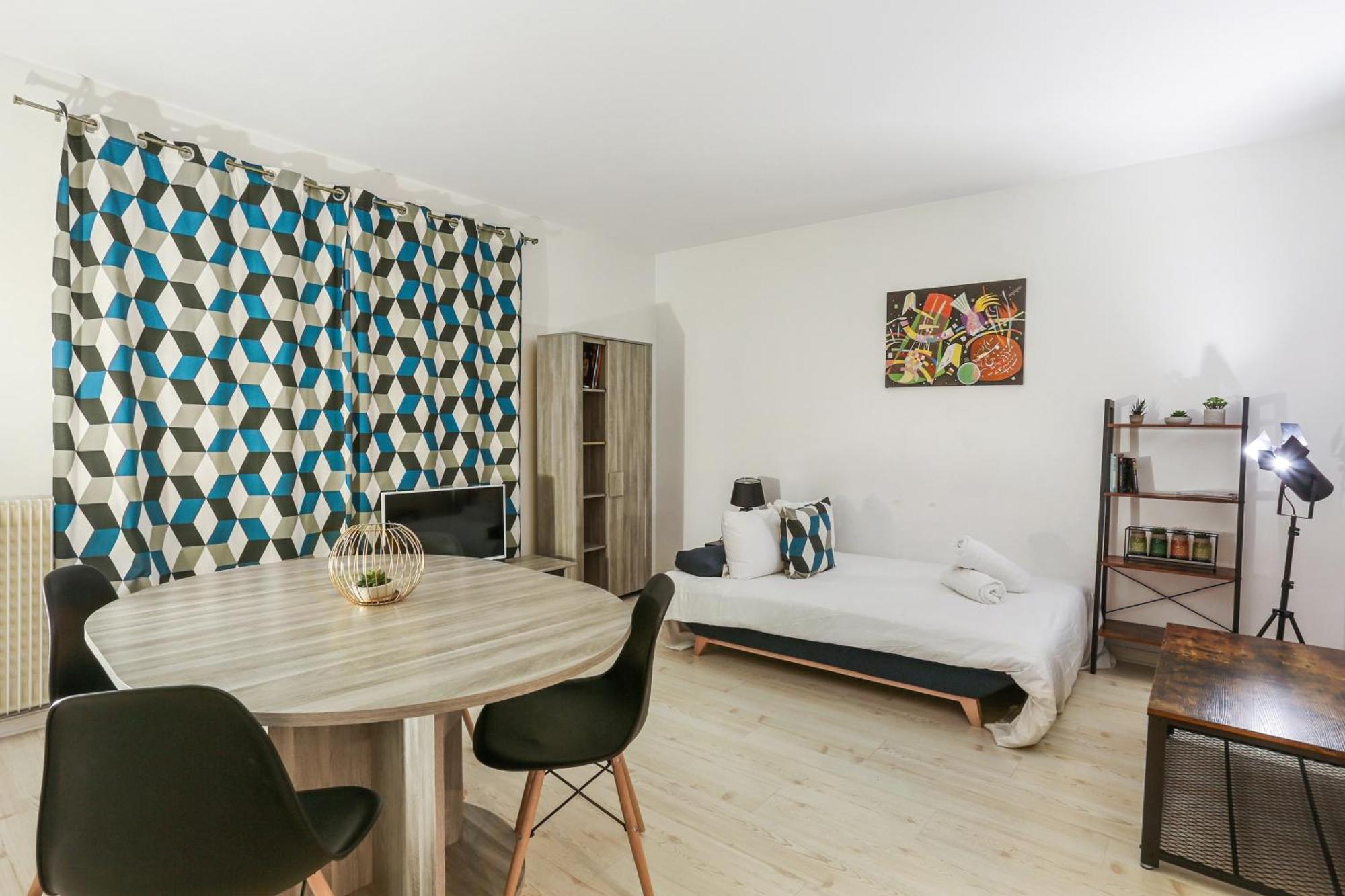 Résidence AURMAT - Appart-hôtel - Boulogne - Paris Boulogne-Billancourt Quarto foto